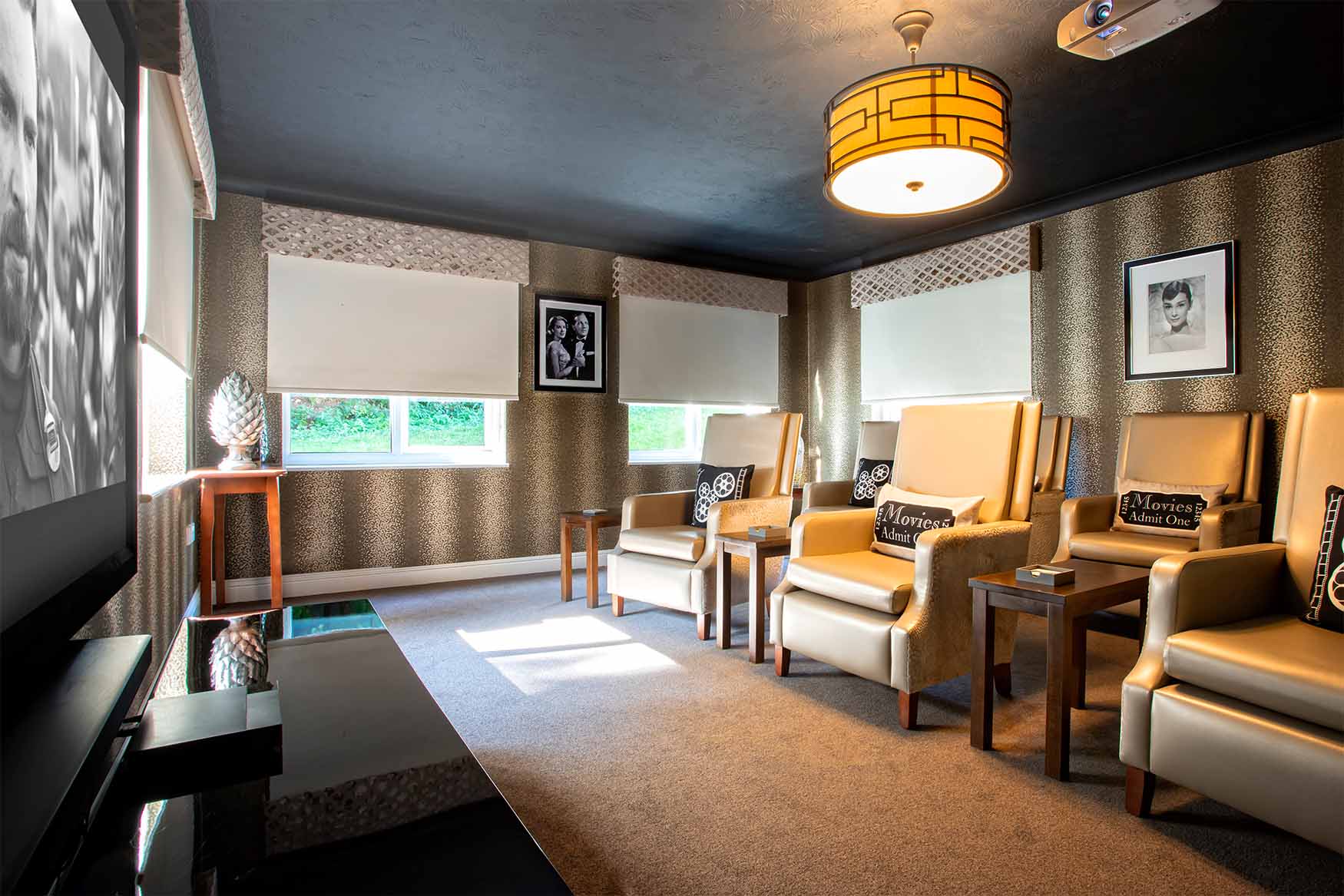 lounge at hazelwood care home