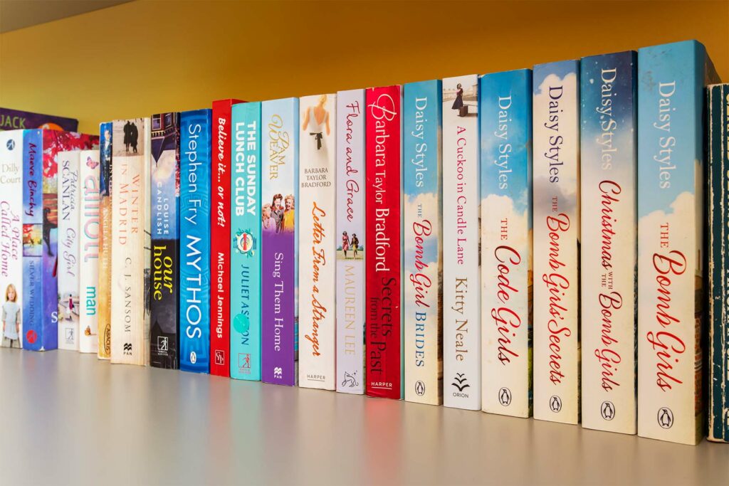 Books on Shelf