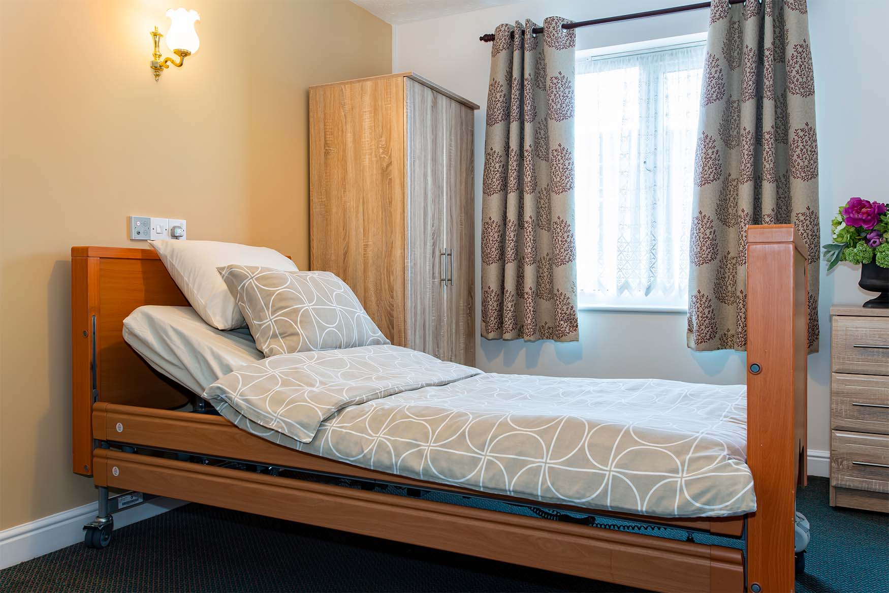 bedroom at Hazelwood Care Home