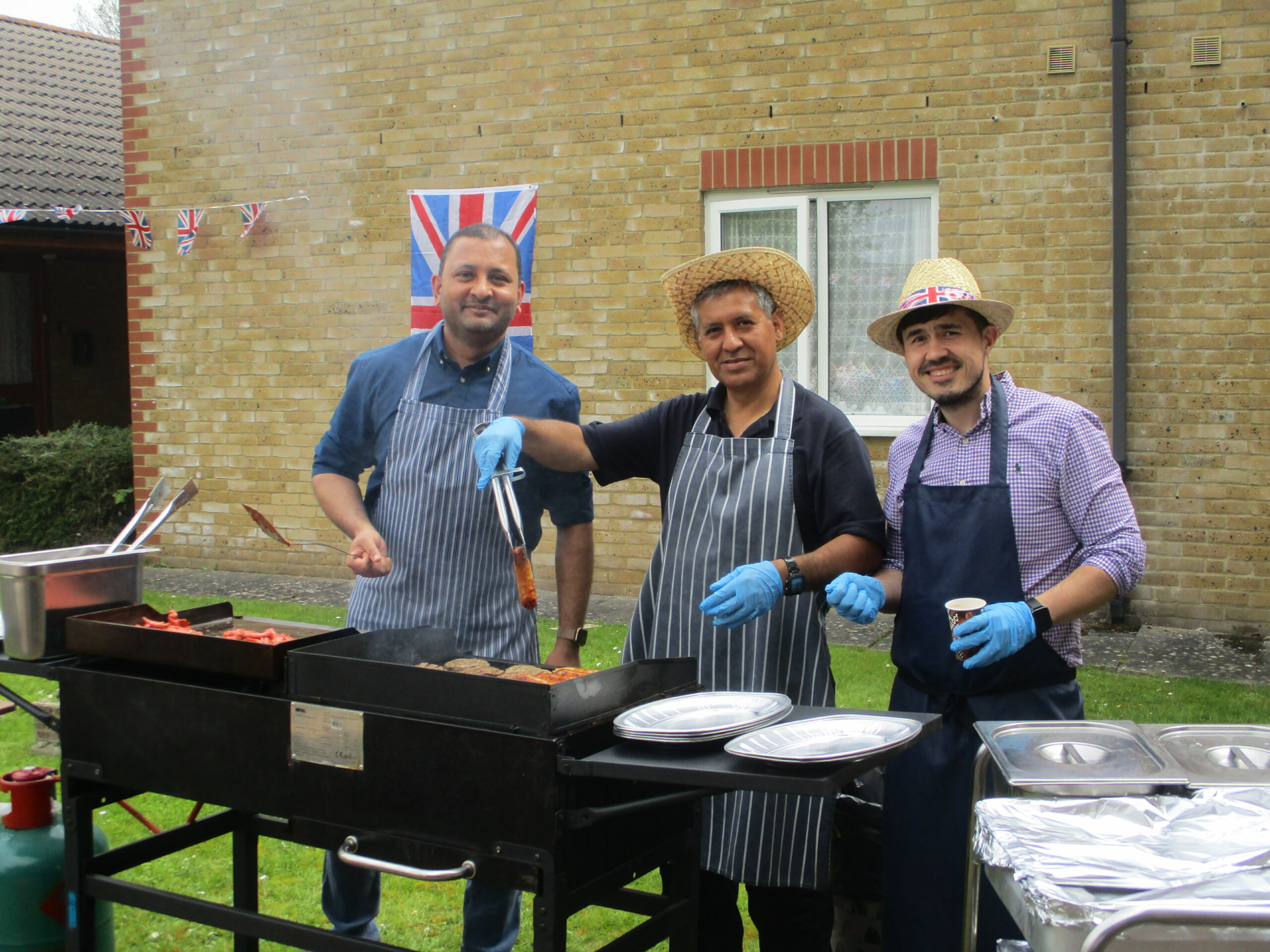 A barbecue for our Kings Coronation Celebrations at Hazelwood Care Home