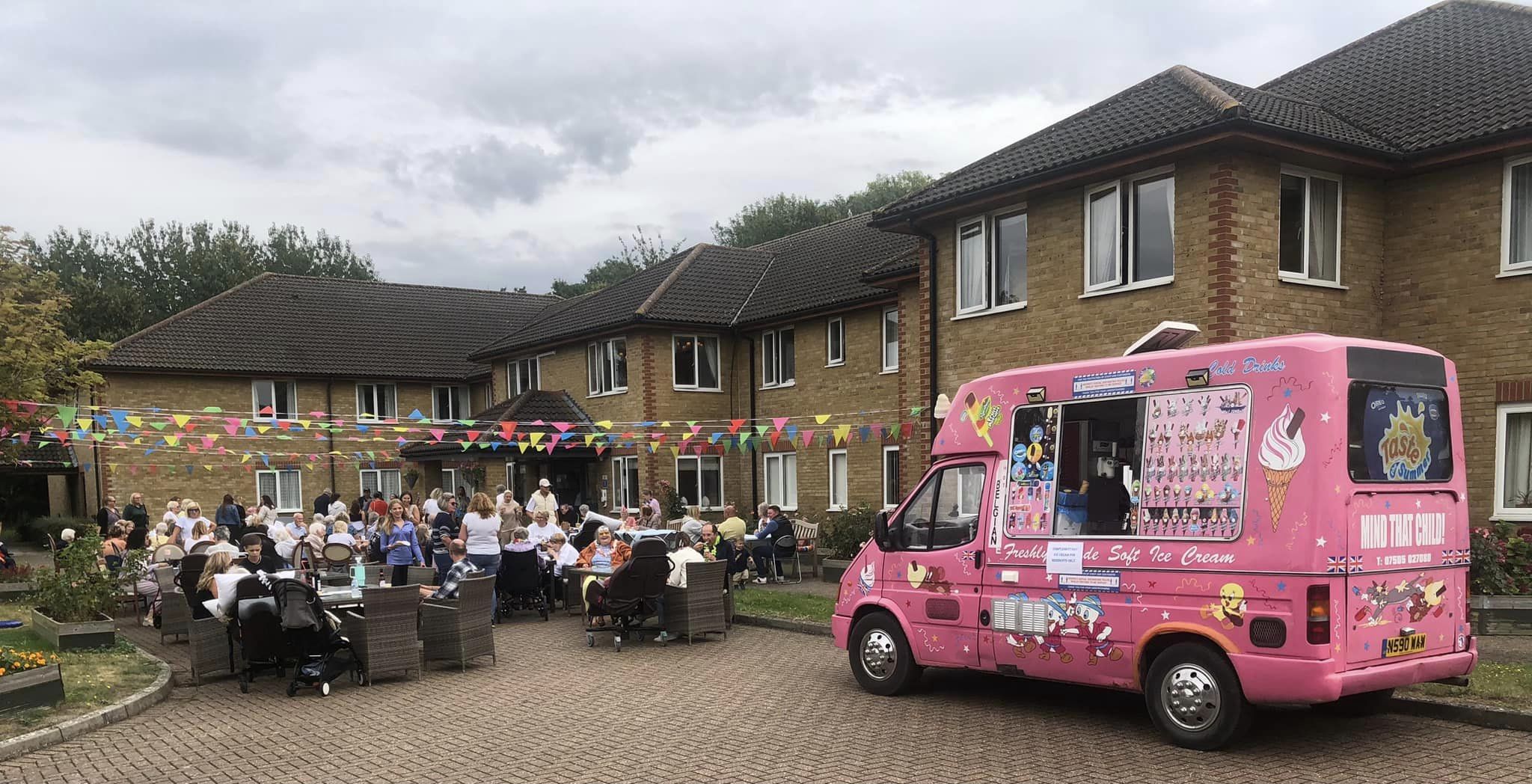 ice cream van at our party