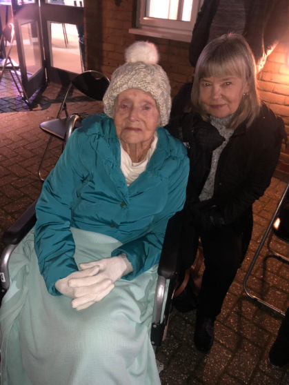 Firework display at Hazelwood Care Home