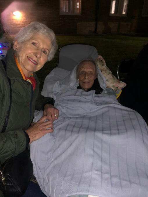 Firework display at Hazelwood Care Home